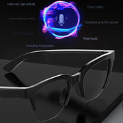 E60 ENC Noise Reduction Smart Audio Bluetooth Glasses(Transparent)