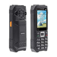 UNIWA M6000 Big Speaker Keypad Phone, 2.4 inch, Dual Flashlights, 21 Keys, SOS, FM, 4 SIM, GSM, Plug:AU Plug(Black) - free shipping - PMc TechLife - Order now!