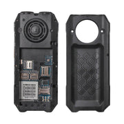 UNIWA M6000 Big Speaker Keypad Phone, 2.4 inch, Dual Flashlights, 21 Keys, SOS, FM, 4 SIM, GSM, Plug:US Plug(Green)