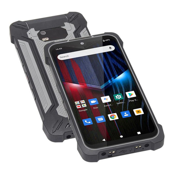 UNIWA P551 Handheld PDA Rugged Phone, 4GB+64GB, 5.5 inch Android 11 Mediatek MT6765 Helio P35 Octa Core, Network: 4G, Plug:US Plug(Orange)