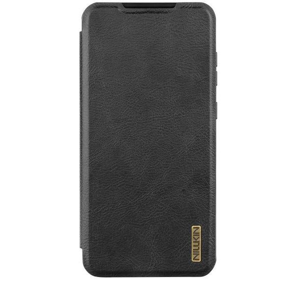 For Samsung Galaxy A56 5G NILLKIN QIN Series Pro Sliding Camera Cover Design Leather Phone Case(Black)