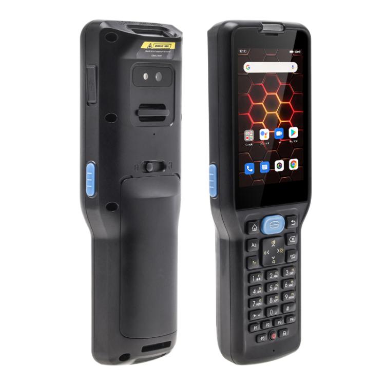 UNIWA V350 Handheld Rugged 2D Barcode Scanner, 4GB+64GB, 3.5 inch Android 12 Mediatek MT6761 Quad Core, T9 Keyboard, NFC, Network: 4G, Plug:UK Plug(Black)