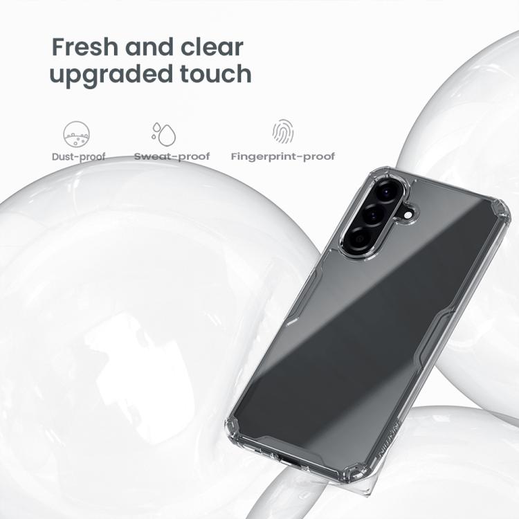 For Samsung Galaxy A56 5G NILLKIN PC + TPU Phone Case(Transparent) - Galaxy Phone Cases by NILLKIN | Online Shopping South Africa | PMc TechLife | Buy Now Pay Later Mobicred