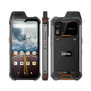 UNIWA W999 Rugged Phone, 8GB+128GB, 6.3 inch Android 13 Mediatek MT6789 Helio G99 Octa Core, NFC, Network: 4G, Plug:US Plug(Black)