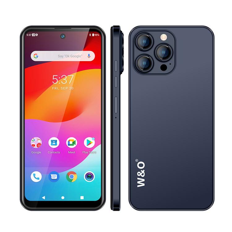 W&O X200 Pro, 4GB+128GB, 6.8 inch Android 10 Mediatek MT6765 Helio P35 Octa Core, Network: 4G, Plug:AU Plug(Blue) - free shipping - PMc TechLife - Order now!