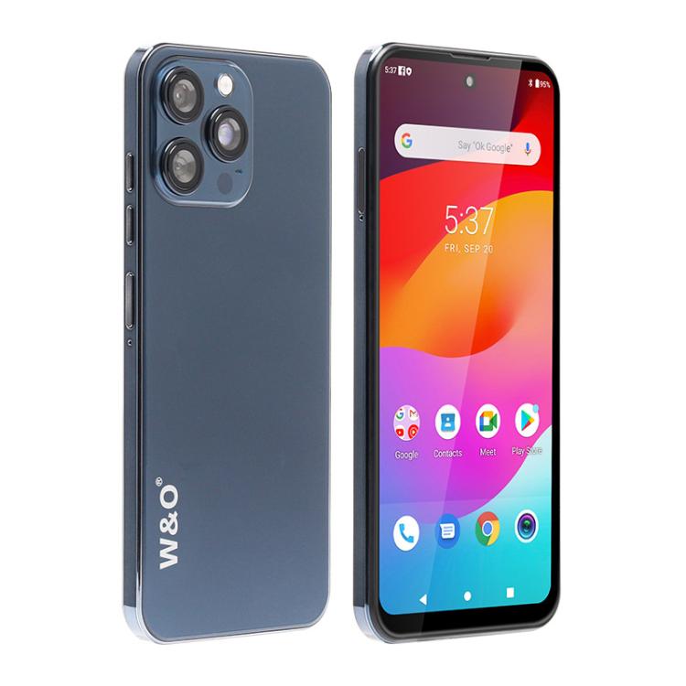 W&O X200 Pro, 4GB+128GB, 6.8 inch Android 10 Mediatek MT6765 Helio P35 Octa Core, Network: 4G, Plug:AU Plug(Blue) - free shipping - PMc TechLife - Order now!