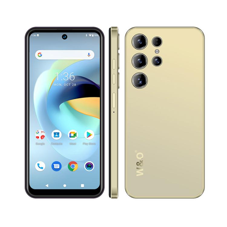 W&O X500 Pro, 4GB+128GB, 6.8 inch Android 10 Mediatek MT6765 Helio P35 Octa Core, Network: 4G, Plug:US Plug(Gold) - free shipping - PMc TechLife - Order now!