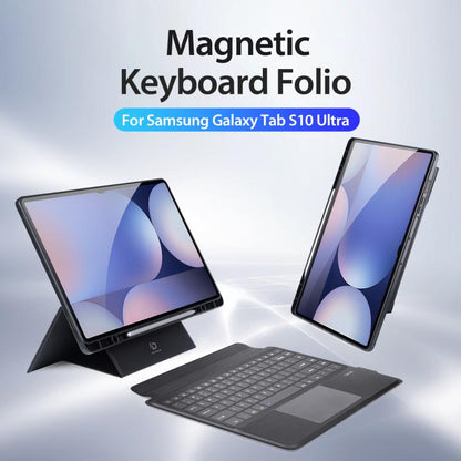 For Samsung Galaxy Tab S10 Ultra  DUX DUCIS DK Series Magnetic Wireless Bluetooth Keyboard Tablet Case(Black) - Samsung Keyboard by DUX DUCIS | Online Shopping South Africa | PMC Jewellery | Buy Now Pay Later Mobicred