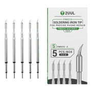 2uul 5 in 1 Soldering Iron Tips for Most C210 Soldering Station, Model:FD24 S