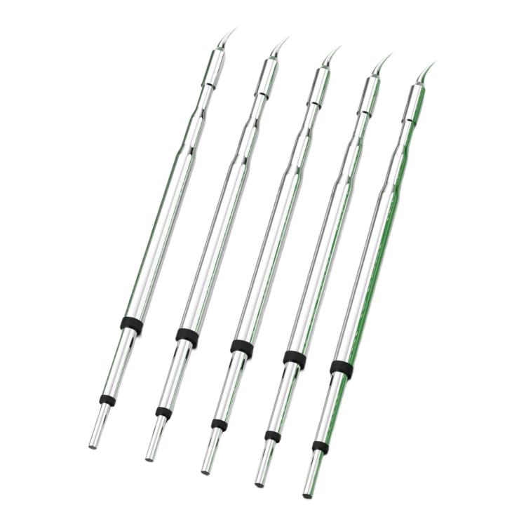 2uul 5 in 1 Soldering Iron Tips for Most C210 Soldering Station, Model:FD24 S