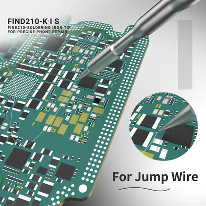 2uul 5 in 1 Soldering Iron Tips for Most C210 Soldering Station, Model:FD24 S - free shipping - PMC Jewellery - Order now!