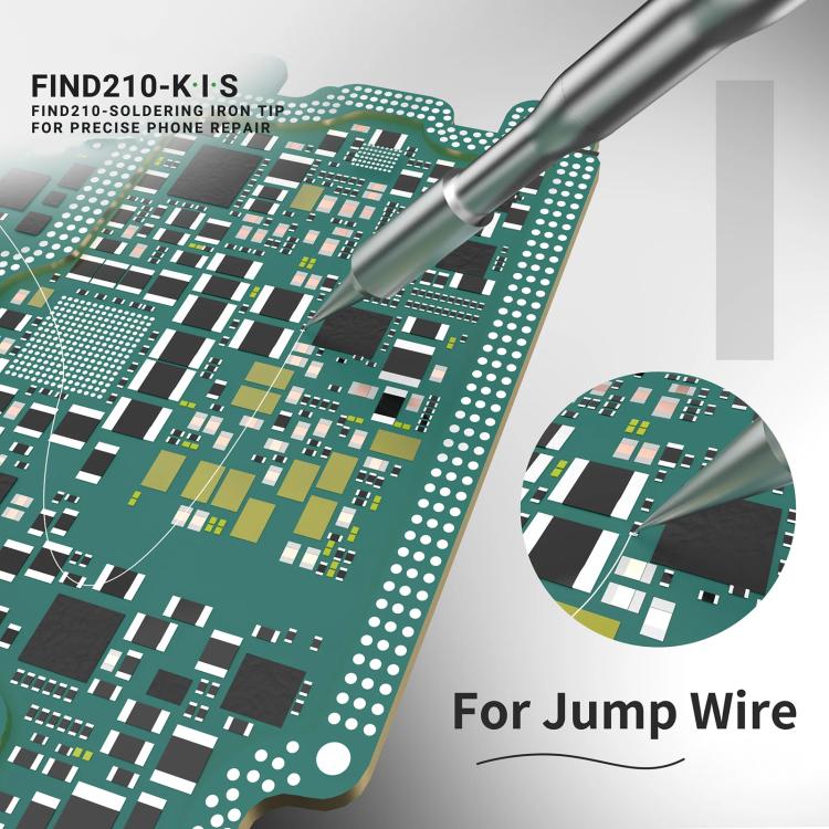 2uul 5 in 1 Soldering Iron Tips for Most C210 Soldering Station, Model:FD23 I - free shipping - PMC Jewellery - Order now!