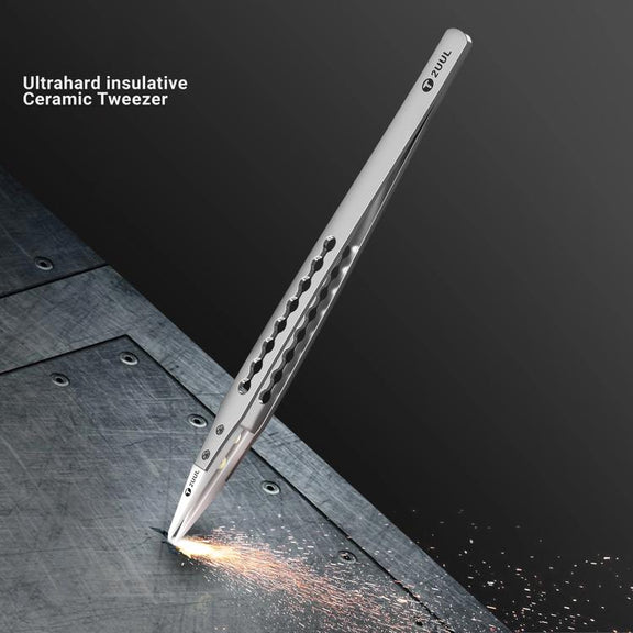 2uul TW31 Ultrahard Insulative Ceramic Tweezer