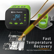 2uul FD01 Find210 60W High-Power AC Transformer Soldering Station, Plug:UK Plug