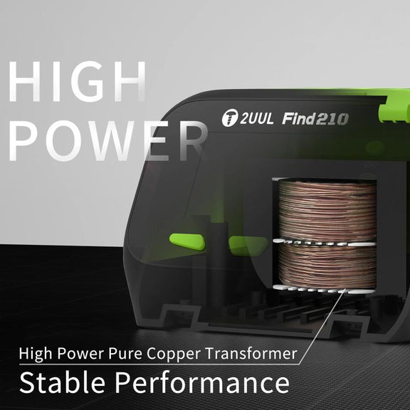 2uul FD01 Find210 60W High-Power AC Transformer Soldering Station, Plug:US Plug