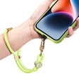 DUX DUCIS Garden Series Tile Pattern Adjustable Short Phone Lanyard(Green Yellow) - Lanyards & Wrist Straps by DUX DUCIS | Online Shopping South Africa | PMc TechLife | Buy Now Pay Later Mobicred
