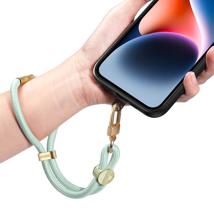 DUX DUCIS Garden Series Tile Pattern Adjustable Short Phone Lanyard(Light Green) - Lanyards & Wrist Straps by DUX DUCIS | Online Shopping South Africa | PMc TechLife | Buy Now Pay Later Mobicred