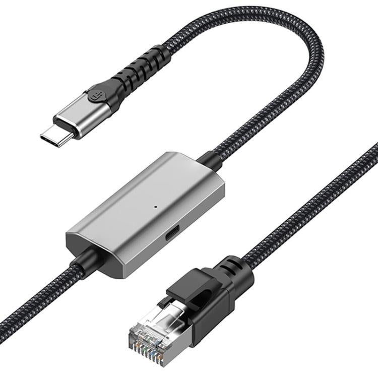 2m RJ45 to USB-C / Type-C High Speed Network Card Ethernet Cable - free shipping - PMC Jewellery - Order now!
