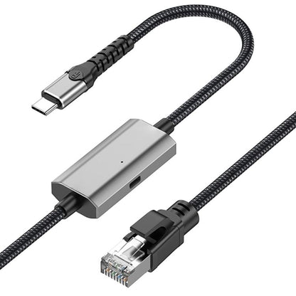 2m RJ45 to USB-C / Type-C High Speed Network Card Ethernet Cable - free shipping - PMC Jewellery - Order now!