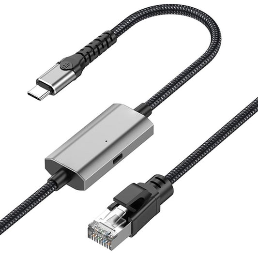 2m RJ45 to USB-C / Type-C High Speed Network Card Ethernet Cable - free shipping - PMC Jewellery - Order now!