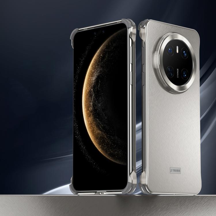 For Huawei Mate 70 Micro Frosted Metal Phone Case(Titanium) - Huawei Cases by PMC TechLife | Online Shopping South Africa | PMC TechLife | Buy Now Pay Later Mobicred