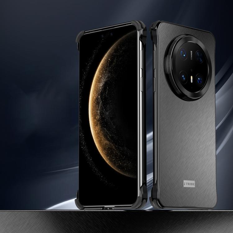 For Huawei Mate 70 Pro Micro Frosted Metal Phone Case(Black) - Huawei Cases by PMC TechLife | Online Shopping South Africa | PMC TechLife | Buy Now Pay Later Mobicred