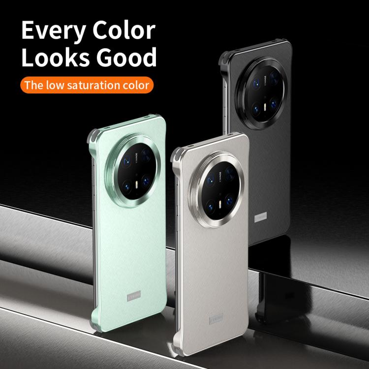 For Huawei Mate 70 Micro Frosted Metal Phone Case(Titanium) - Huawei Cases by PMC TechLife | Online Shopping South Africa | PMC TechLife | Buy Now Pay Later Mobicred