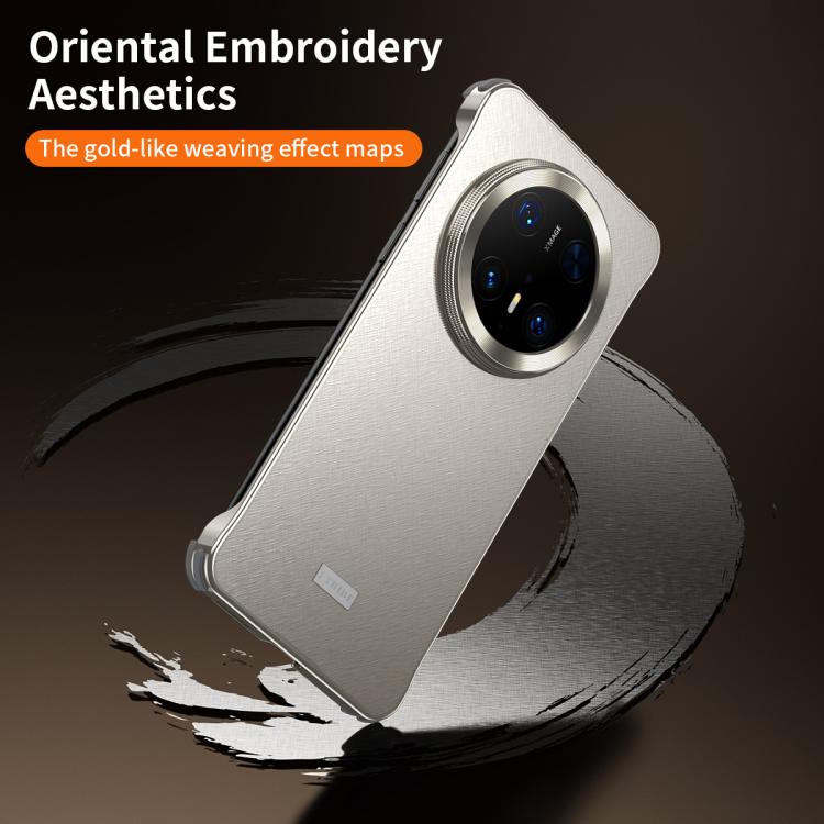 For Huawei Mate 70 Micro Frosted Metal Phone Case(Titanium) - Huawei Cases by PMC TechLife | Online Shopping South Africa | PMC TechLife | Buy Now Pay Later Mobicred