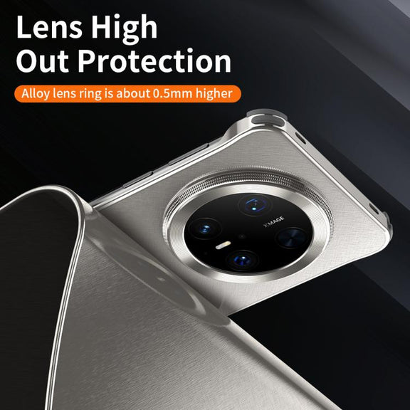 For Huawei Mate 70 Pro+ Micro Frosted Metal Phone Case(Titanium)