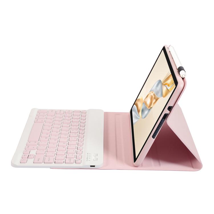 For Honor Pad X9 Pro 11.5 AH28 Ultra-thin Detachable Bluetooth Keyboard Leather Tablet Case(Pink White) - Others Keyboard by PMC Jewellery | Online Shopping South Africa | PMC Jewellery | Buy Now Pay Later Mobicred