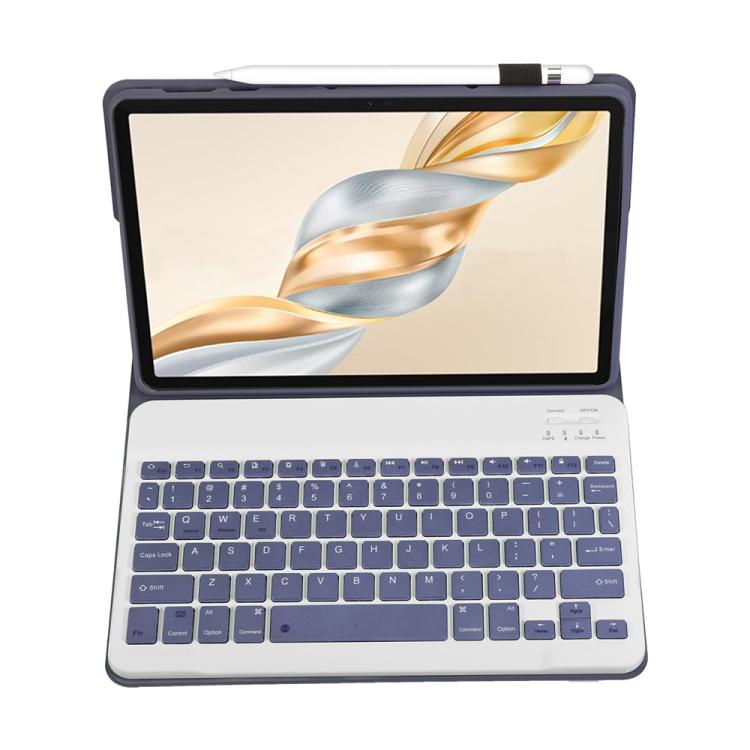 For Honor Pad X9 Pro 11.5 AH28 Ultra-thin Detachable Bluetooth Keyboard Leather Tablet Case(Lavender White) - Others Keyboard by PMC Jewellery | Online Shopping South Africa | PMC Jewellery | Buy Now Pay Later Mobicred