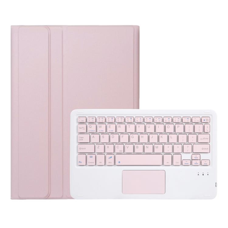 For Honor Pad X9 Pro 11.5 AH28-A Ultra-thin Detachable Bluetooth Keyboard Leather Tablet Case with Touchpad(Pink White) - Others Keyboard by PMC Jewellery | Online Shopping South Africa | PMC Jewellery | Buy Now Pay Later Mobicred