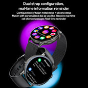 Yesido IO28 Smart Watch, 1.51 inch Screen, Support BT Call / Heart Rate(Black)