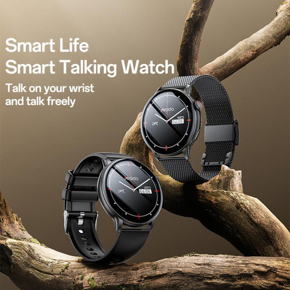 Yesido IO28 Smart Watch, 1.51 inch Screen, Support BT Call / Heart Rate(Black)
