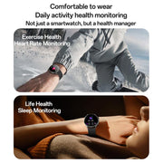 Yesido IO28 Smart Watch, 1.51 inch Screen, Support BT Call / Heart Rate(Black)