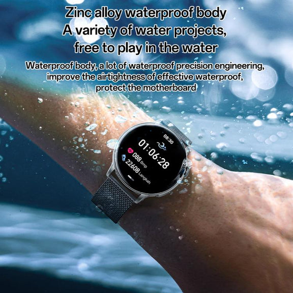 Yesido IO28 Smart Watch, 1.51 inch Screen, Support BT Call / Heart Rate(Black)