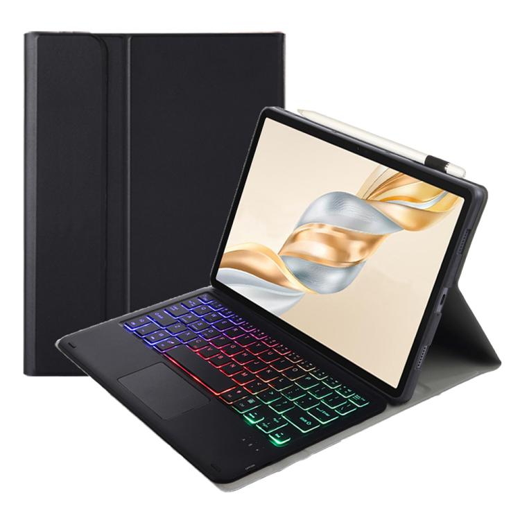 For Honor Pad X9 Pro 11.5 AH28-AS Ultra-thin Detachable Backlight Bluetooth Keyboard Leather Tablet Case with Touchpad(Black) - Others Keyboard by PMC TechLife | Online Shopping South Africa | PMC TechLife | Buy Now Pay Later Mobicred