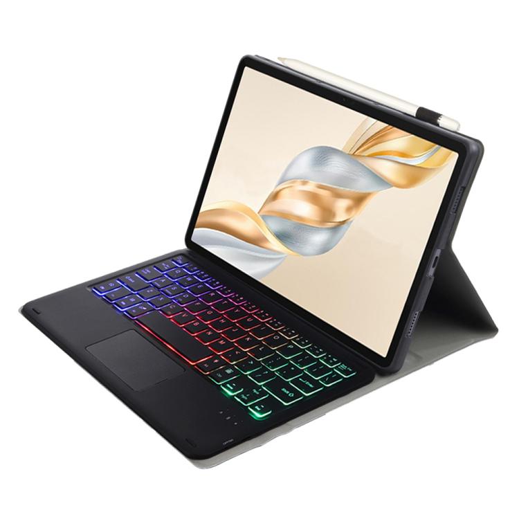 For Honor Pad X9 Pro 11.5 AH28-AS Ultra-thin Detachable Backlight Bluetooth Keyboard Leather Tablet Case with Touchpad(Black) - Others Keyboard by PMC TechLife | Online Shopping South Africa | PMC TechLife | Buy Now Pay Later Mobicred