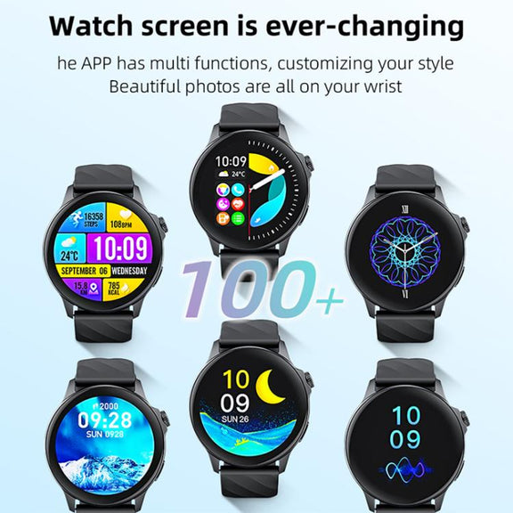 Yesido IO29 Water-resistant Smart BT Watch, 1.39 inch Screen, Support BT Call / Heart Rate(Black)