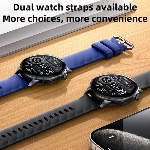 Yesido IO29 Water-resistant Smart BT Watch, 1.39 inch Screen, Support BT Call / Heart Rate(Black)