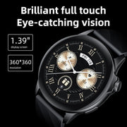 Yesido IO29 Water-resistant Smart BT Watch, 1.39 inch Screen, Support BT Call / Heart Rate(Black)