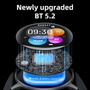 Yesido IO29 Water-resistant Smart BT Watch, 1.39 inch Screen, Support BT Call / Heart Rate(Black)