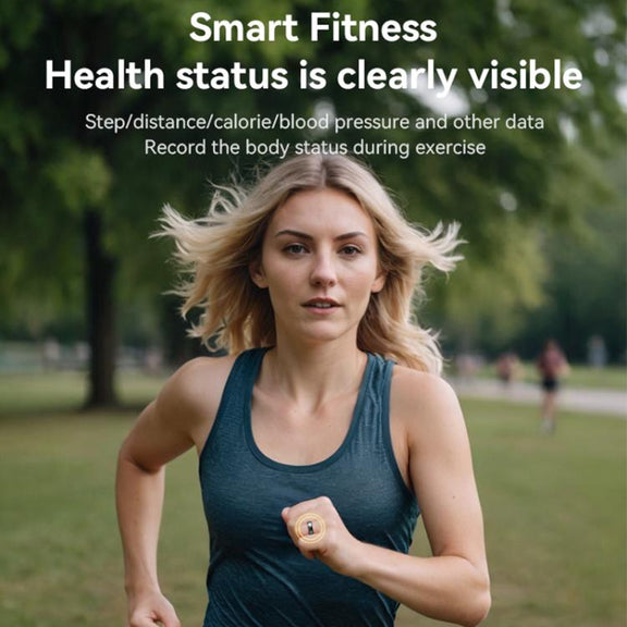 Yesido IO32 Health Monitor Smart Ring, Support Body Temperature / Heart Rate / Blood Pressure / Female Physiological Reminder, Size:63mm Inner Circumference(Black)