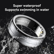 Yesido IO32 Health Monitor Smart Ring, Support Body Temperature / Heart Rate / Blood Pressure / Female Physiological Reminder, Size:57mm Inner Circumference(Black)