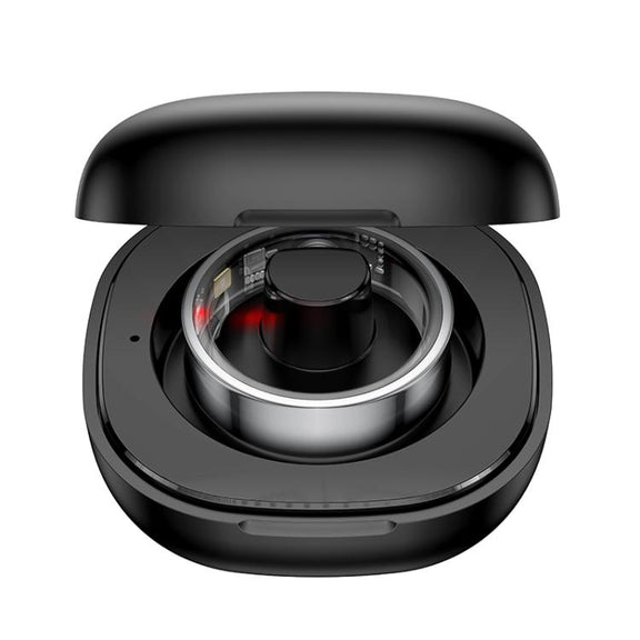 Yesido IO33 Health Monitor Smart Ring, Support Body Temperature / Heart Rate / Blood Pressure / Female Physiological Reminder, Size:63mm Inner Circumference(Black)