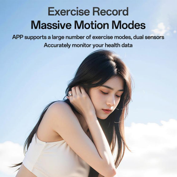 Yesido IO33 Health Monitor Smart Ring, Support Body Temperature / Heart Rate / Blood Pressure / Female Physiological Reminder, Size:63mm Inner Circumference(Black)