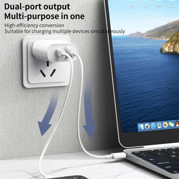 REMAX RP-U37 18W QC+PD Fast Charger With 1m Type-C to 8 Pin Cable, Plug Type:US Plug(White) - USB Charger by REMAX | Online Shopping South Africa | PMC TechLife | Buy Now Pay Later Mobicred