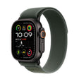 For Apple Watch 46mm / 49mm / 45mm / 44mm Trail Loop Nylon Watch Band(Green + Black Titanium Finish) - free shipping - PMc TechLife - Order now!