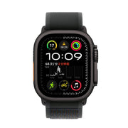For Apple Watch 42mm / 41mm / 40mm / 38mm Trail Loop Nylon Watch Band(Black + Black Titanium Finish)