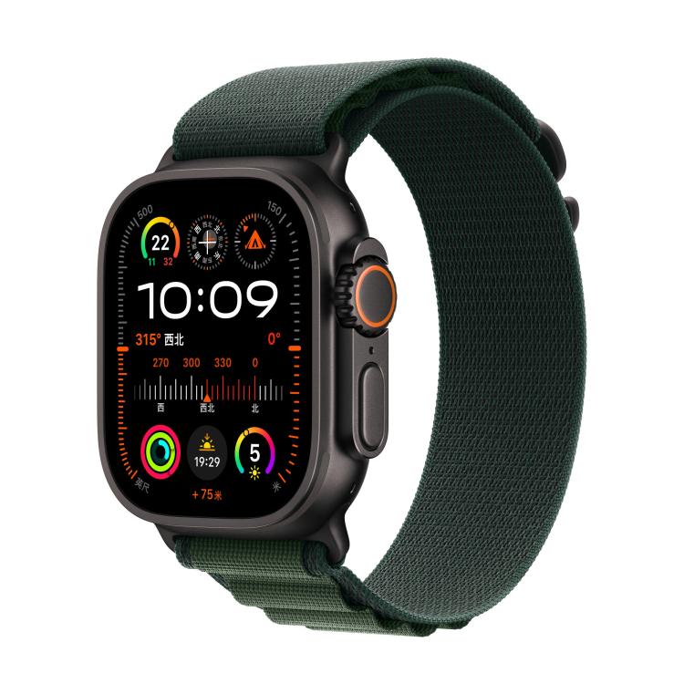 For Apple Watch 42mm / 41mm / 40mm / 38mm Alpine Loop Nylon Watch Band(Dark Green Black Buckle) - free shipping - PMc TechLife - Order now!